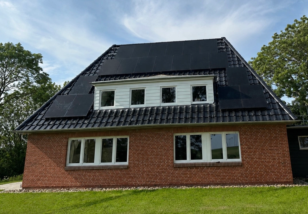 Photovoltaikanlage auf einem Einfamilienhaus